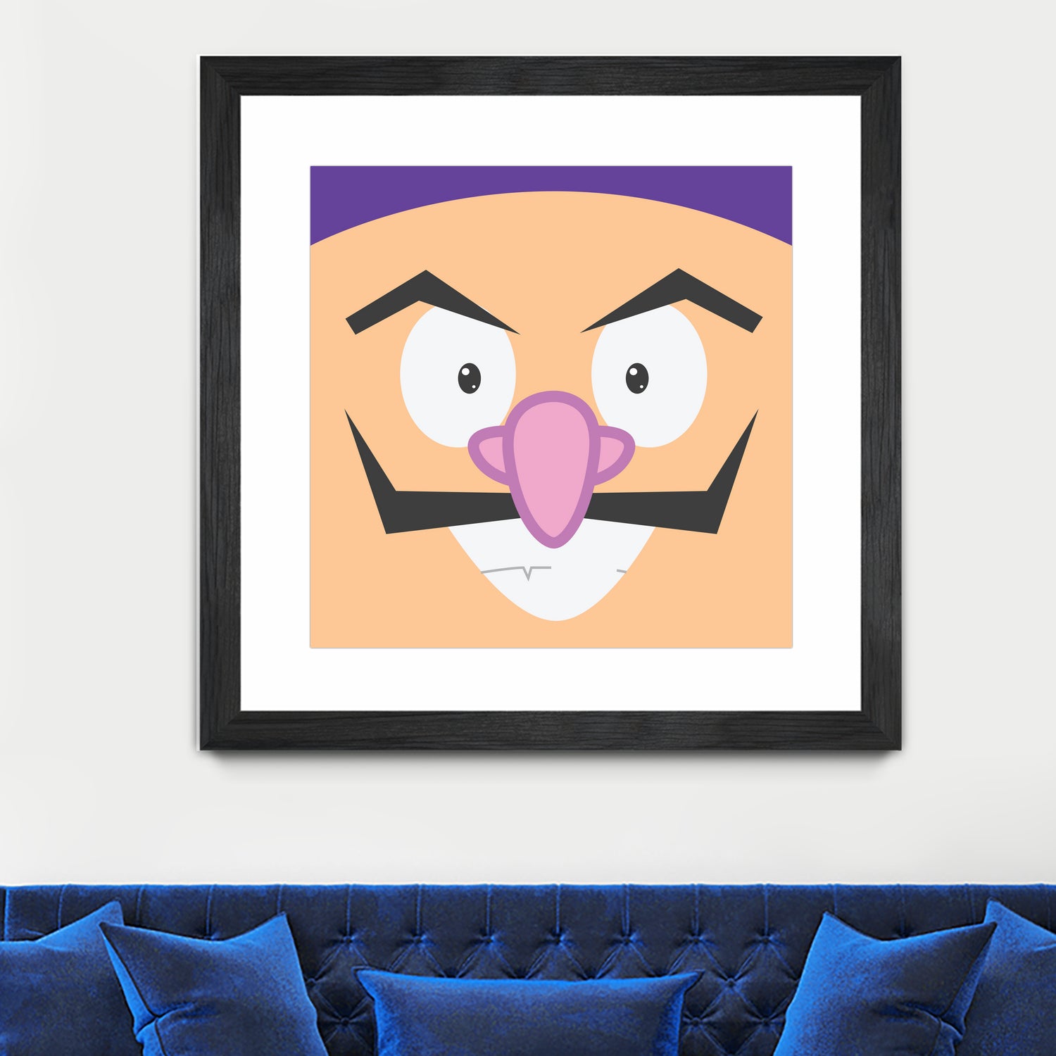 Waluigi by Proper Ganders on GIANT ART - brown vector illustration