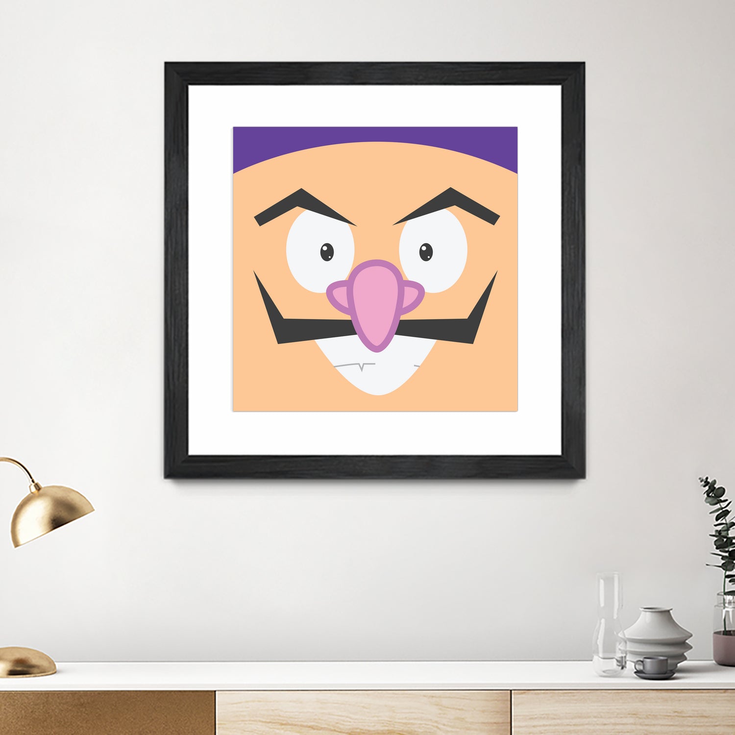 Waluigi by Proper Ganders on GIANT ART - brown vector illustration