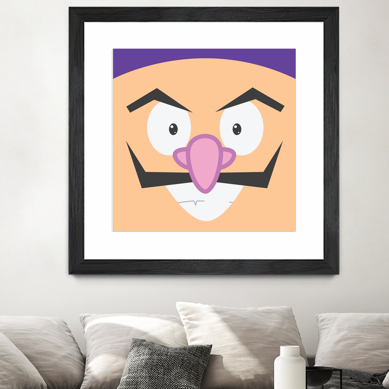 Waluigi by Proper Ganders on GIANT ART - brown vector illustration