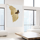 Butterfly & Palm by Dana Shek on GIANT ART - white digital painting