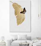 Butterfly & Palm by Dana Shek on GIANT ART - white digital painting