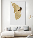 Butterfly & Palm by Dana Shek on GIANT ART - white digital painting