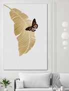 Butterfly & Palm by Dana Shek on GIANT ART - white digital painting