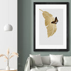 Butterfly & Palm by Dana Shek on GIANT ART - white digital painting