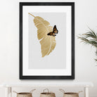 Butterfly & Palm by Dana Shek on GIANT ART - white digital painting