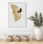 Butterfly & Palm by Dana Shek on GIANT ART - white digital painting