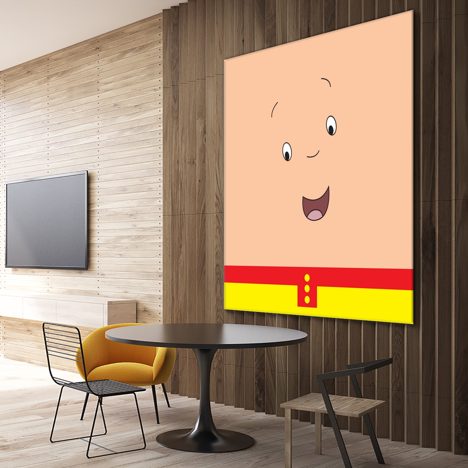 Caillou by Proper Ganders on GIANT ART - brown vector illustration