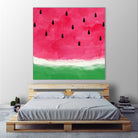 Watermelon Abstract by Dana Shek on GIANT ART - white digital painting