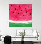 Watermelon Abstract by Dana Shek on GIANT ART - white digital painting