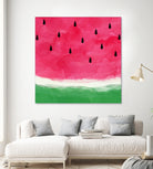 Watermelon Abstract by Dana Shek on GIANT ART - white digital painting