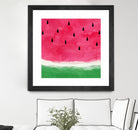 Watermelon Abstract by Dana Shek on GIANT ART - white digital painting