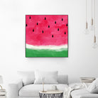 Watermelon Abstract by Dana Shek on GIANT ART - white digital painting