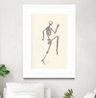 YOGA SKULLS003 by Ballpointpen Illustrator on GIANT ART - white mixed media