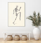 YOGA SKULLS003 by Ballpointpen Illustrator on GIANT ART - white mixed media