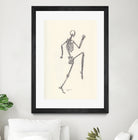 YOGA SKULLS003 by Ballpointpen Illustrator on GIANT ART - white mixed media