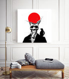 Splash Skull by Ali Gulec on GIANT ART - white photo illustration