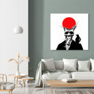 Splash Skull by Ali Gulec on GIANT ART - white photo illustration