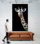 giraffe by Laura Graves on GIANT ART - white digital painting