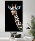 giraffe by Laura Graves on GIANT ART - white digital painting