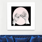 Hand Study // Pinky Swear by Laura Graves on GIANT ART - white digital drawing