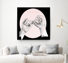 Hand Study // Pinky Swear by Laura Graves on GIANT ART - white digital drawing