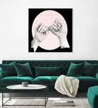 Hand Study // Pinky Swear by Laura Graves on GIANT ART - white digital drawing