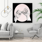 Hand Study // Pinky Swear by Laura Graves on GIANT ART - white digital drawing