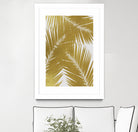 Palm Leaf Gold III by Dana Shek on GIANT ART - white digital painting