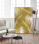 Palm Leaf Gold III by Dana Shek on GIANT ART - white digital painting