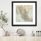 Vintage Map of Mexico (1891) by Adam Shaw on GIANT ART - white photo illustration