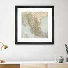 Vintage Map of Mexico (1891) by Adam Shaw on GIANT ART - white photo illustration