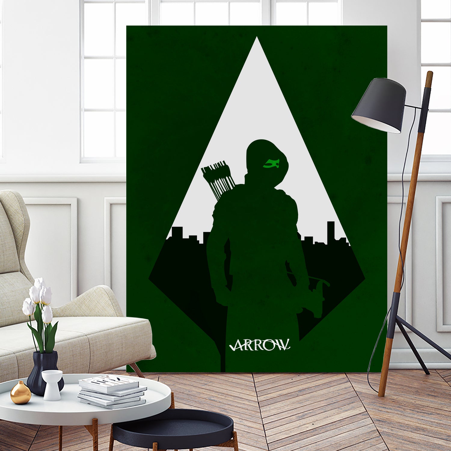 Arrow by Mateus Quandt on GIANT ART - green digital drawing