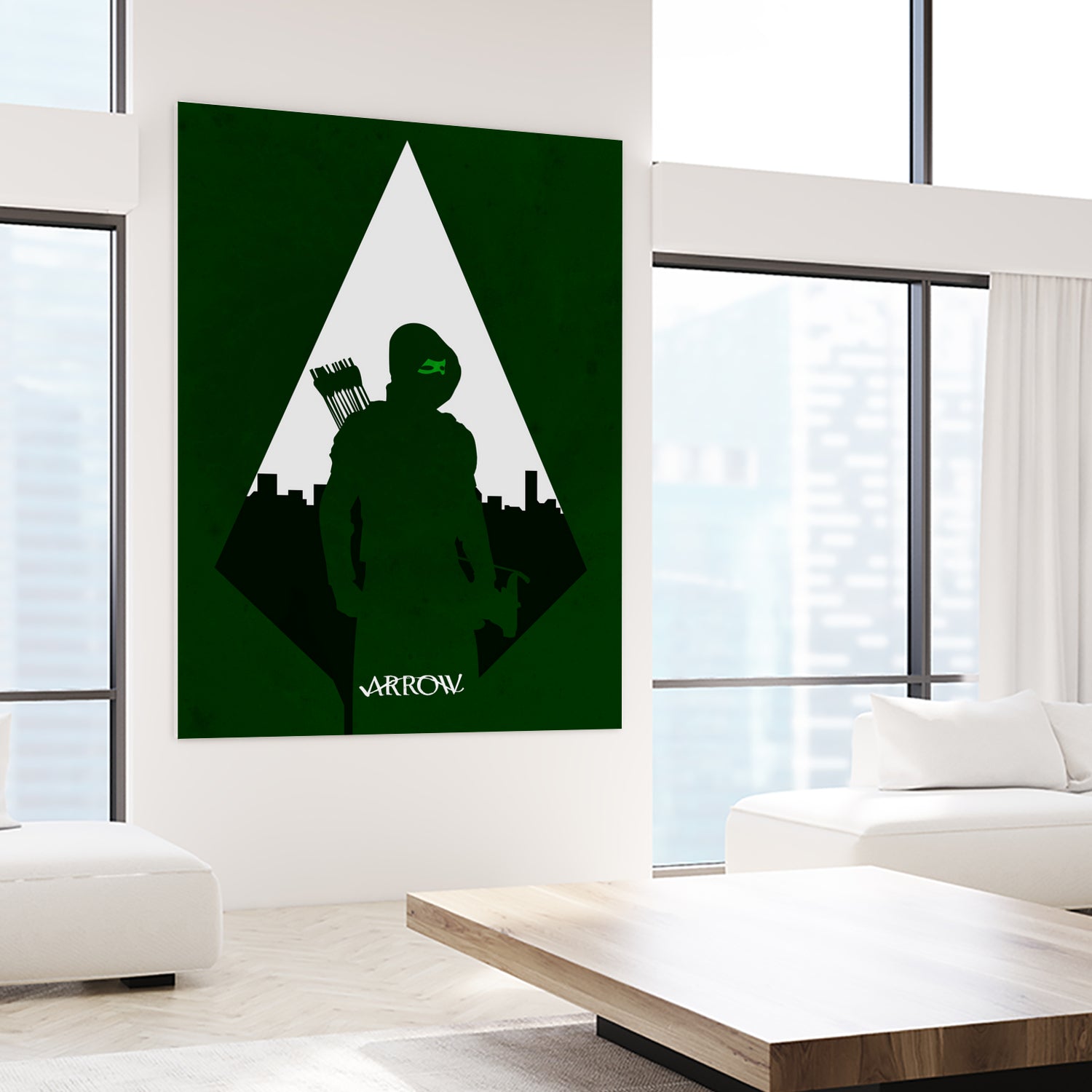 Arrow by Mateus Quandt on GIANT ART - green digital drawing