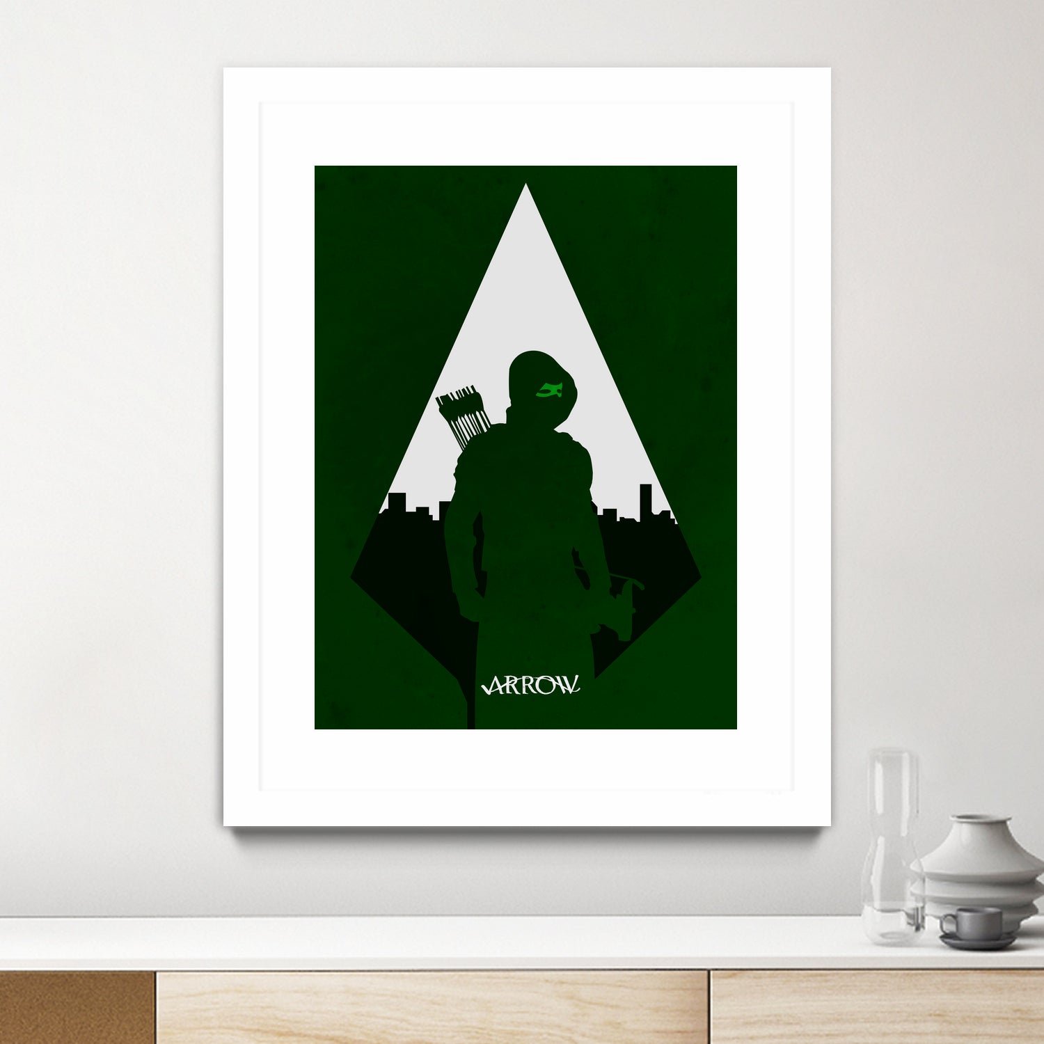 Arrow by Mateus Quandt on GIANT ART - green digital drawing