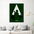 Arrow by Mateus Quandt on GIANT ART - green digital drawing