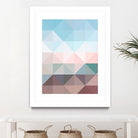 Apex geometric by Gale Switzer on GIANT ART - blue digital painting