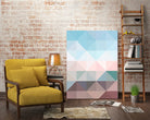Apex geometric by Gale Switzer on GIANT ART - blue digital painting