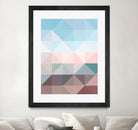 Apex geometric by Gale Switzer on GIANT ART - blue digital painting