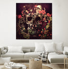 Bloom Skull by Ali Gulec on GIANT ART - red photo illustration