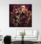 Bloom Skull by Ali Gulec on GIANT ART - red photo illustration