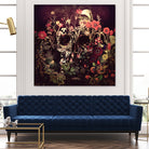 Bloom Skull by Ali Gulec on GIANT ART - red photo illustration