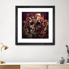 Bloom Skull by Ali Gulec on GIANT ART - red photo illustration