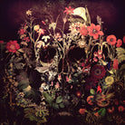 Bloom Skull by Ali Gulec on GIANT ART - red photo illustration