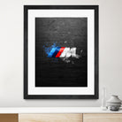 BMW M Power Splatter painting by Jurijs Permanickis on GIANT ART - black digital painting