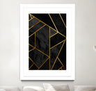 Mosaic with golden lines. by Nemanja Sekularac on GIANT ART - black photo illustration