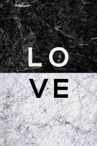 Love Marble by Dana Shek on GIANT ART - white typography