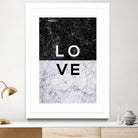 Love Marble by Dana Shek on GIANT ART - white typography