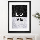 Love Marble by Dana Shek on GIANT ART - white typography