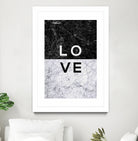 Love Marble by Dana Shek on GIANT ART - white typography