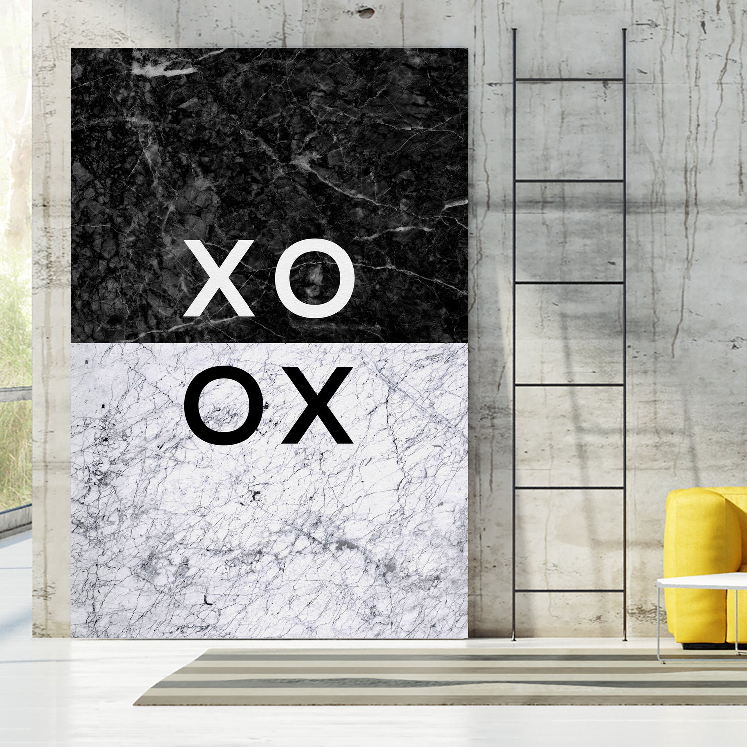 XO XO by Dana Shek on GIANT ART - white typography